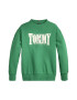 Tommy Hilfiger Bluza sport de bumbac organic cu decolteu la baza gatului - Pled.ro