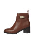 Tommy Hilfiger Botine de piele cu monograma metalica - Pled.ro