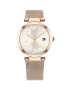 Tommy Hilfiger Ceas quartz cu bratara din otel inoxidabil cu model plasa - Pled.ro