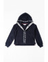 Tommy Hilfiger Hanorac cu aspect striat si maneci cazute - Pled.ro