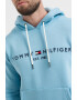 Tommy Hilfiger Hanorac din amestec de bumbac organic cu logo - Pled.ro