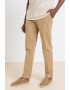 Tommy Hilfiger Pantaloni chino drepti din amestec de bumbac organic Denton - Pled.ro