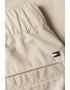 Tommy Hilfiger Pantaloni din amestec de bumbac organic cu croiala conica - Pled.ro