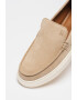 Tommy Hilfiger Pantofi loafer de piele intoarsa cu logo in relief - Pled.ro