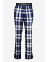 Tommy Hilfiger Pijama din amestec de bumbac cu pantaloni lungi si model in carouri - Pled.ro