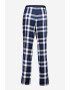 Tommy Hilfiger Pijama din amestec de bumbac cu pantaloni lungi si model in carouri - Pled.ro