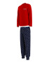 Tommy Hilfiger Pijama din amestec de bumbac organic cu pantaloni lungi - Pled.ro