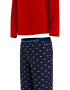 Tommy Hilfiger Pijama din amestec de bumbac organic cu pantaloni lungi - Pled.ro