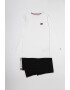 Tommy Hilfiger Pijama din bumbac cu aplicatie logo - Pled.ro