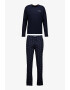 Tommy Hilfiger Pijama din bumbac organic cu detalii logo - Pled.ro