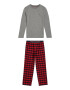 Tommy Hilfiger Pijama din bumbac organic cu imprimeu in carouri - Pled.ro