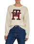 Tommy Hilfiger Pulover cu maneci cazute si imprimeu logo - Pled.ro