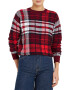 Tommy Hilfiger Pulover de bumbac cu model tartan - Pled.ro