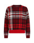 Tommy Hilfiger Pulover de bumbac cu model tartan - Pled.ro