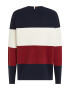 Tommy Hilfiger Pulover din bumbac cu model colorblock - Pled.ro