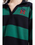 Tommy Hilfiger Pulover polo cu model in dungi si logo - Pled.ro