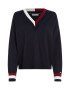 Tommy Hilfiger Pulover relaxed fit cu decolteu in V - Pled.ro