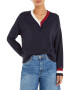 Tommy Hilfiger Pulover relaxed fit cu decolteu in V - Pled.ro