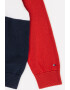 Tommy Hilfiger Pulover tricotat fin din bumbac cu model colorblock - Pled.ro