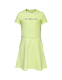 Tommy Hilfiger Rochie evazata din amestec de bumbac organic cu logo - Pled.ro