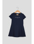 Tommy Hilfiger Rochie evazata din amestec de bumbac organic cu logo - Pled.ro