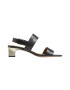 Tommy Hilfiger Sandale de piele cu toc masiv - Pled.ro