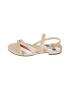 Tommy Hilfiger Sandale din piele cu talpa joasa si barete multiple - Pled.ro