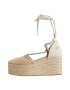 Tommy Hilfiger Sandale-espadrile cu sireturi si talpa wedge - Pled.ro