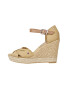 Tommy Hilfiger Sandale-espadrile cu talpa wedge si garnituri din piele - Pled.ro