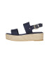 Tommy Hilfiger Sandale flatform de bumbac - Pled.ro