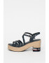 Tommy Hilfiger Sandale tip espadrile de piele - Pled.ro