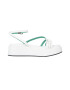 Tommy Hilfiger Sandale wedge de piele - Pled.ro