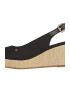 Tommy Hilfiger Sandale wedge tip espadrile - Pled.ro