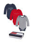 Tommy Hilfiger Set de body-uri cu imprimeu 3 piese - Pled.ro