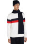 Tommy Hilfiger Set de caciula din amestec de bumbac organic si fular - Pled.ro