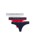 Tommy Hilfiger Set de chiloti tanga cu banda cu logo in talie -3 perechi - Pled.ro