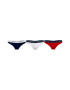 Tommy Hilfiger Set de chiloti tanga cu banda cu logo in talie - 3 perechi - Pled.ro