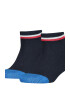 Tommy Hilfiger Set de sosete scurte cu accente in dungi - 2 perechi - Pled.ro