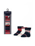 Tommy Hilfiger Set de sosete scurte din amestec de bumbac cu detaliu logo - 3 perechi - Pled.ro