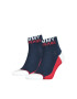 Tommy Hilfiger Set de sosete unisex cu model colorblock - 2 perechi - Pled.ro