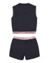 Tommy Hilfiger Set de top crop si pantaloni scurti cu banda logo - Pled.ro