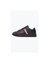 Tommy Hilfiger Sneakers barbati Supercup Lth Stripes Ess negru - Pled.ro