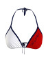 Tommy Hilfiger Sutien de baie cu cupe triunghiulare si logo - Pled.ro