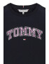 Tommy Hilfiger Tricou cu imprimeu logo si maneci raglan - Pled.ro