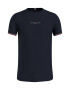 Tommy Hilfiger Tricou slim fit din bumbac cu decolteu la baza gatului - Pled.ro