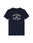 Tommy Hilfiger Tricou din bumbac organic cu decolteu la baza gatului si imprimeu logo - Pled.ro