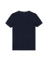 Tommy Hilfiger Tricou din bumbac organic cu decolteu la baza gatului si imprimeu logo - Pled.ro