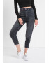 Tommy Jeans Blugi crop mom fit - Pled.ro