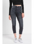 Tommy Jeans Blugi crop mom fit - Pled.ro