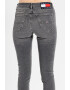 Tommy Jeans Blugi skinny cu detalii cu aspect deteriorat Nora - Pled.ro